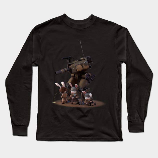 Wyld Rabbits - STOMPER Long Sleeve T-Shirt by VMartinsArts